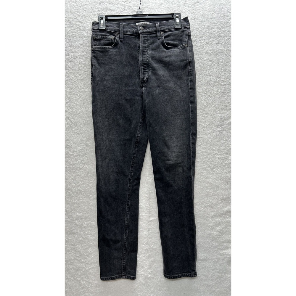 Agolde Womens Size 27 Black Skinny Nico Fit Denim Jeans (T5)